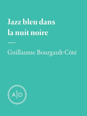 cover image of Jazz bleu dans la nuit noire